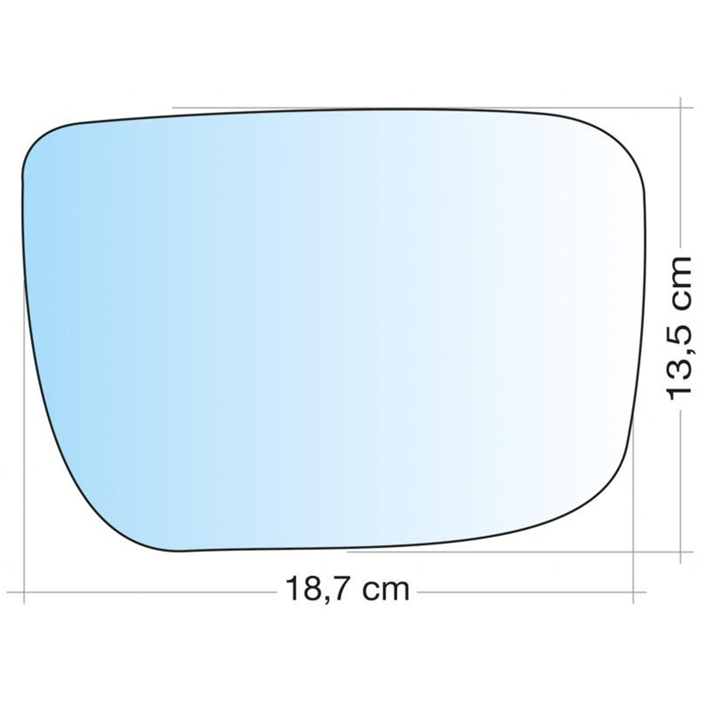 SPECCHIO C/PIASTRA DX CROM ASF TERM XC60  08˃17