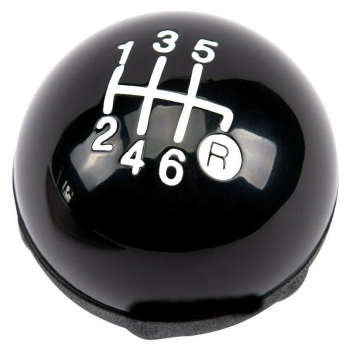 Pomello cambio 6 velocità FIAT 500 07˃ nero