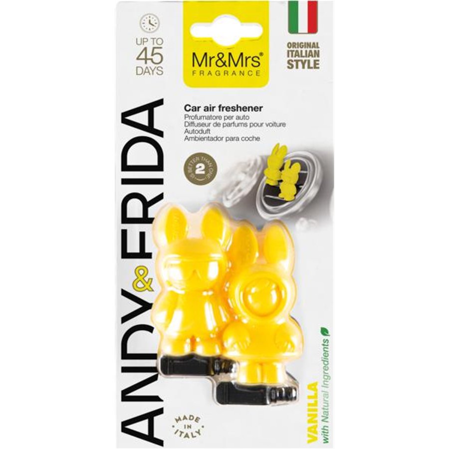Conf. 6 pz deo Andy&Frida giallo vanilla
