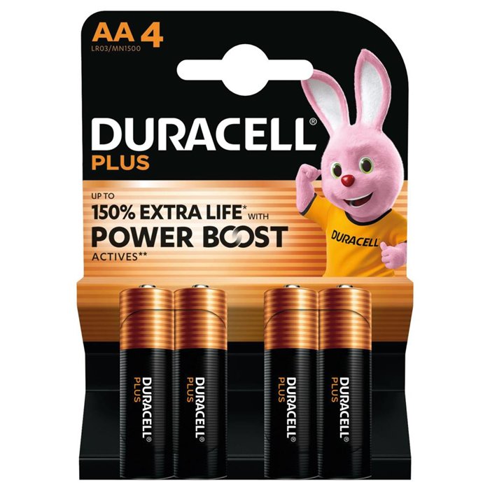 Conf. 4 pile stilo Plus Powerboost AA 1500