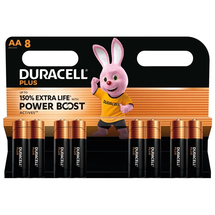 Conf. 8 pile stilo Plus Powerboost AA 1500
