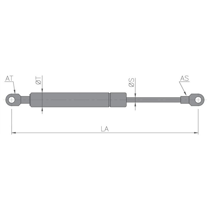 Molle a gas per portellone posteriore