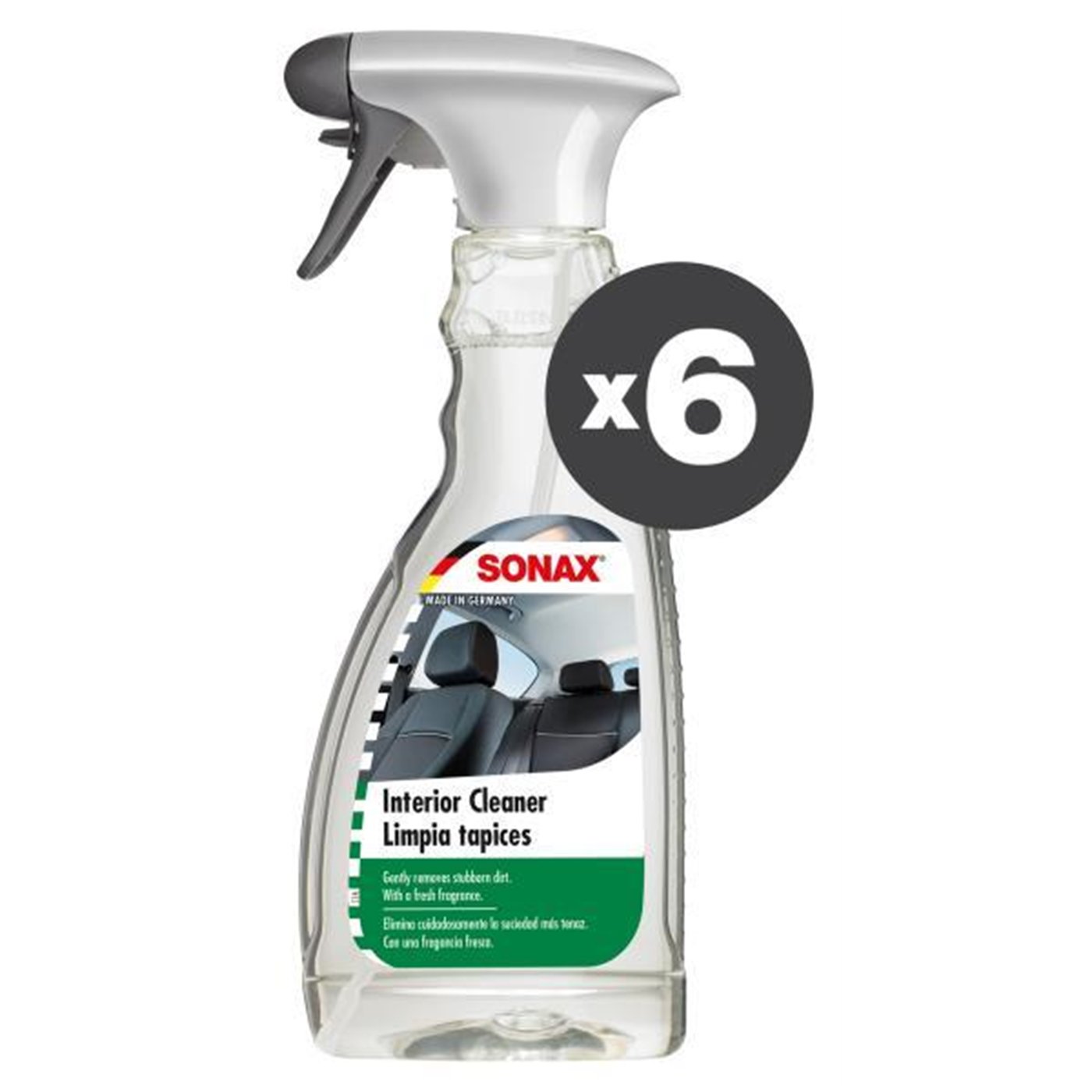 Conf. 6 pz Detergente per interni 500 mL
