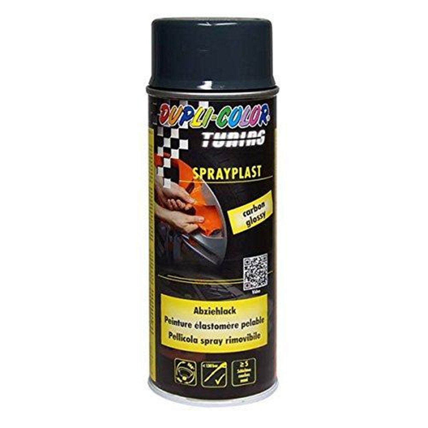 Vernice rimovibile SprayPlast carbonio semilucido 400 mL