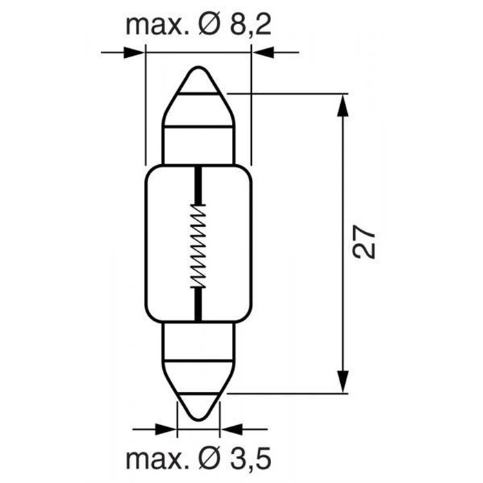 Lampadina Pure Light 12V 3W 