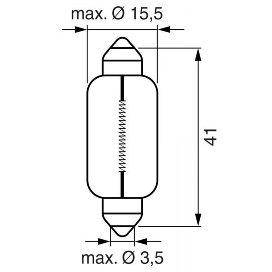 Lampadina Pure Light 12V 18W 