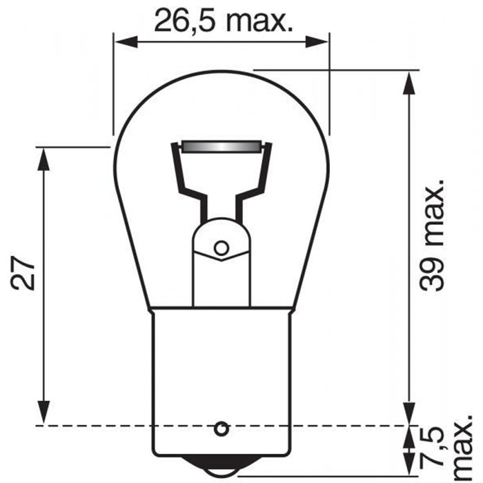 Lampadina 6V 18W 
