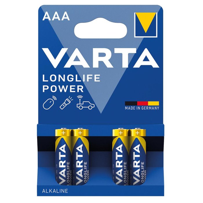 Conf. 4 pile stilo Longlife Power AA