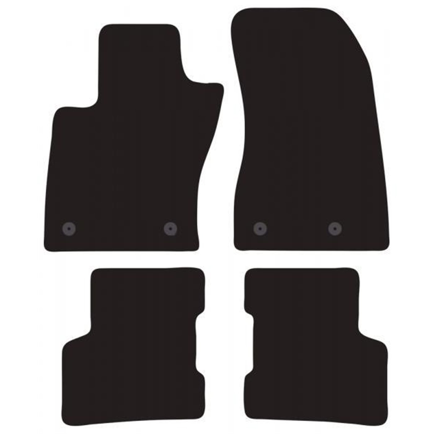 Tappeti moquette Tailor JEEP Renegade 14˃18 (distanza fixpoint lato pass.  20 cm)