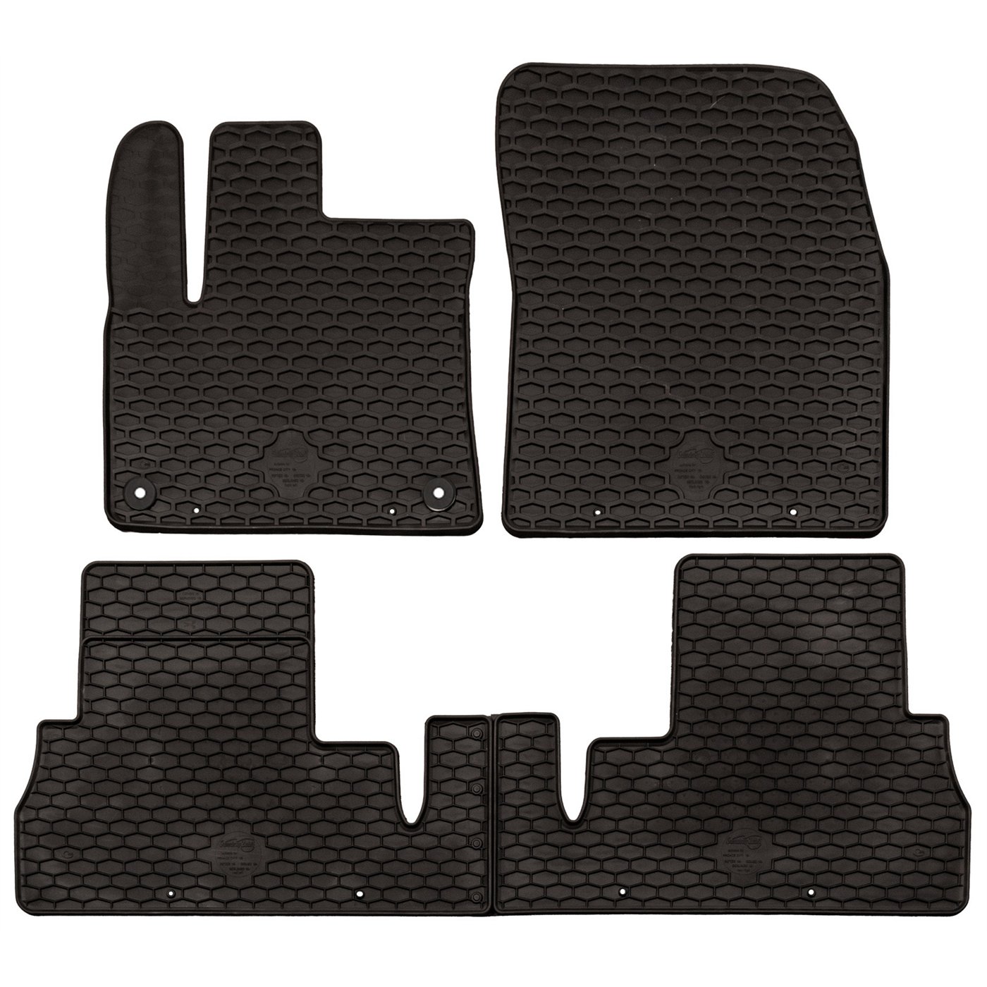 Tappeti TPE CITROEN Berlingo 18˃ - OPEL Combo E Life 18˃ - PEUGEOT Rifter 18˃  5 posti (fix tondo)