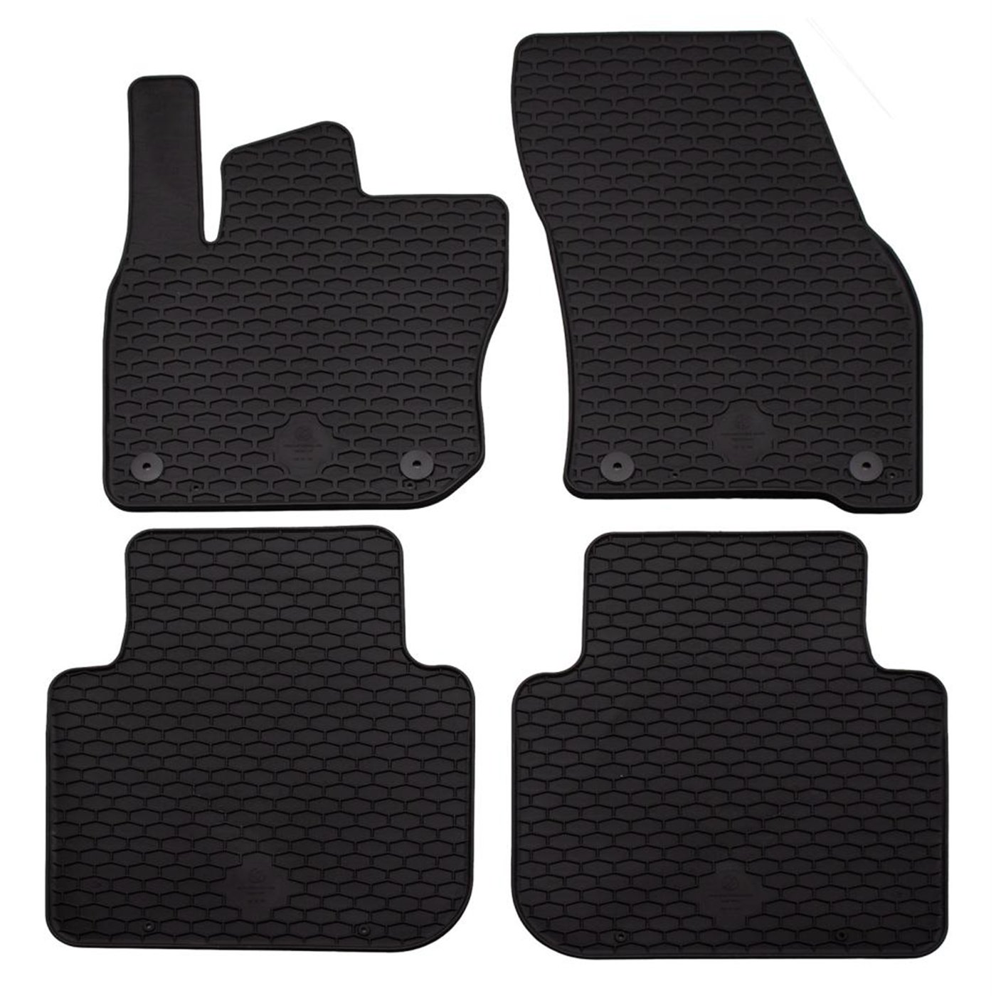 Tappeti TPE SKODA Kodiaq 24˃ / VOLKSWAGEN Tayron 24˃ (5 posti) (ibride mild e ricaricabili)