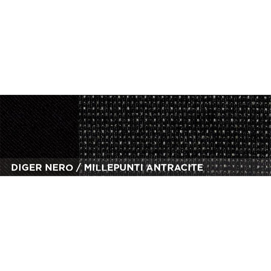 Coprisedile lato guida per furgoni tg. SP35 tess. misto cotone nero