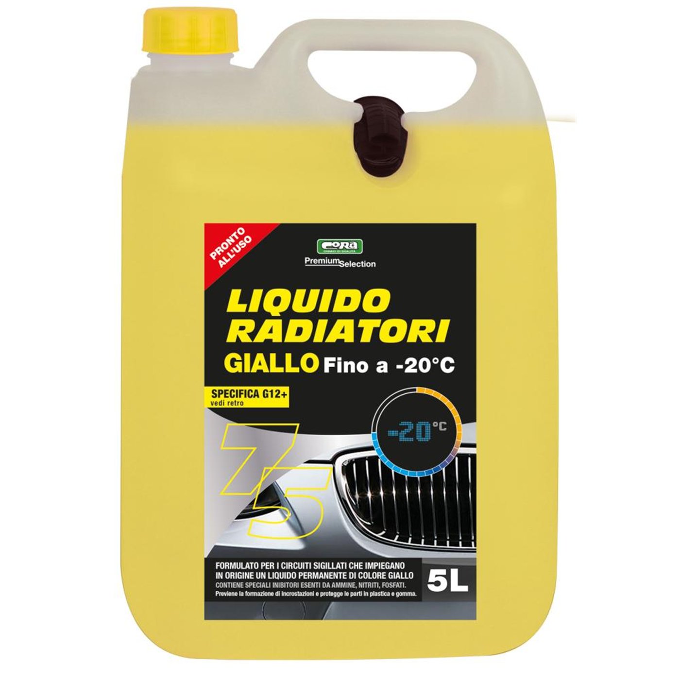 LIQUIDO RADIATORI PRONTO -20°C GIALLO 5L