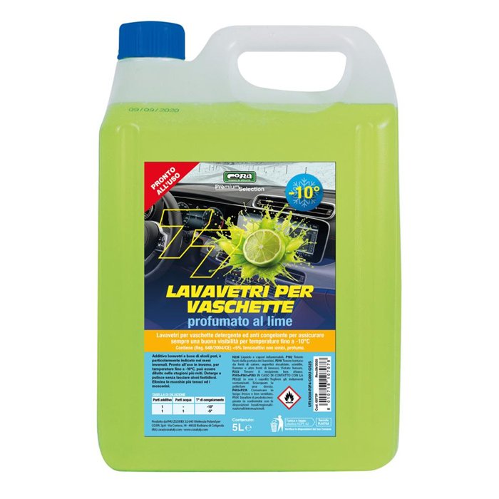 Lavavetri invernale per vaschette -10°C profumo lime 5 L