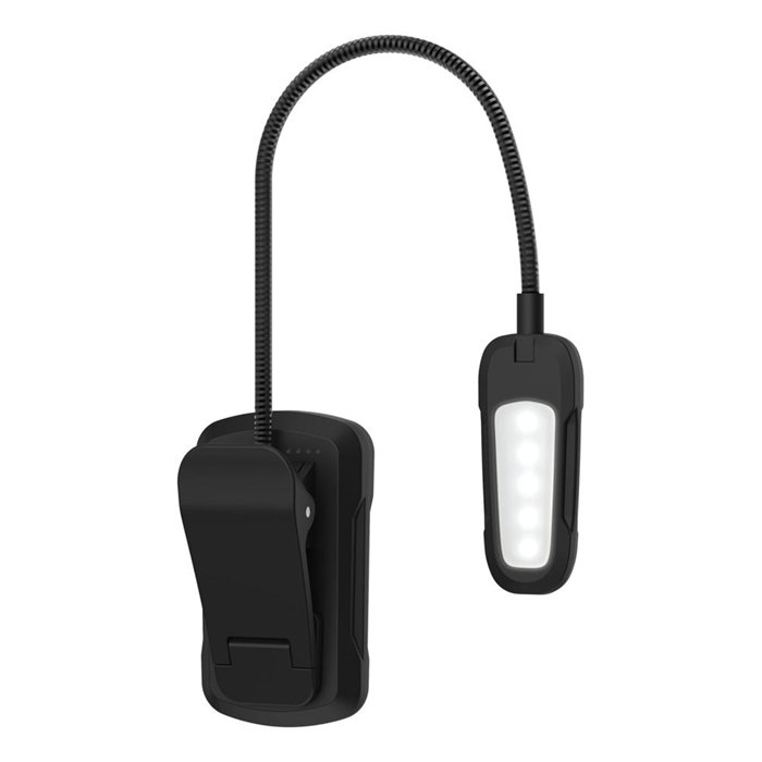 Lampada universale a clip 9 led 3 colori con dimmer