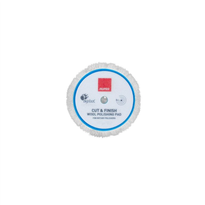 RUPES ROTARY Ø80 MM WOOL PAD-CUT & FINISH- FOR Ø75MM BACKING PAD 