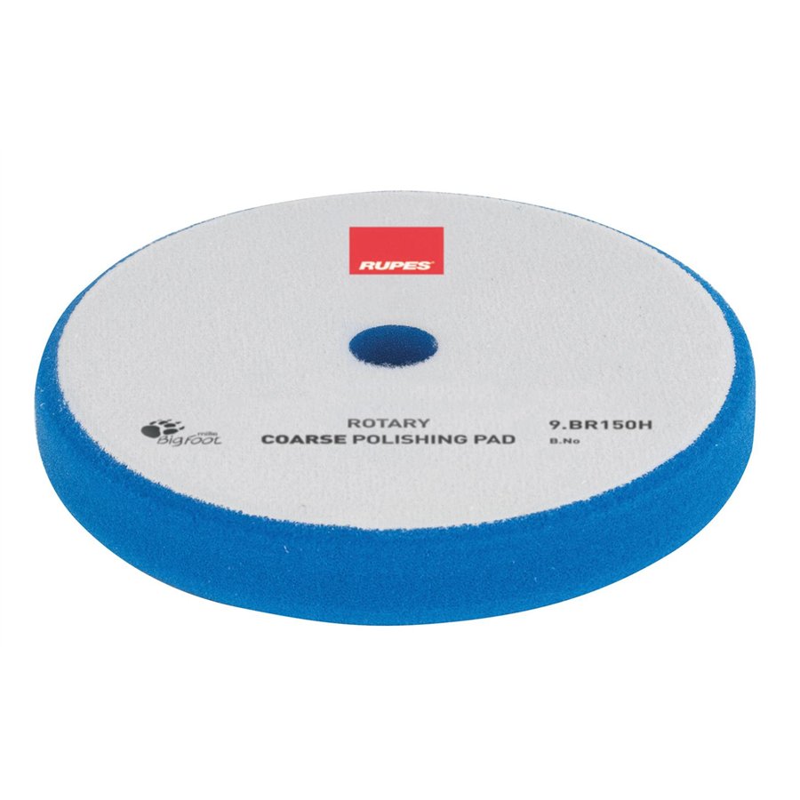Tampone in spugna coarse per lucidatrice rotativa con platorello da 135 mm