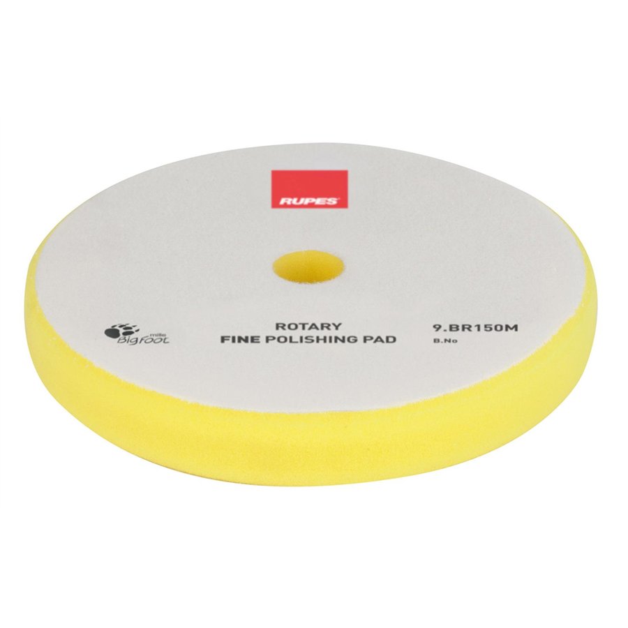 Tampone in spugna fine per lucidatrice rotativa con platorello da 135 mm