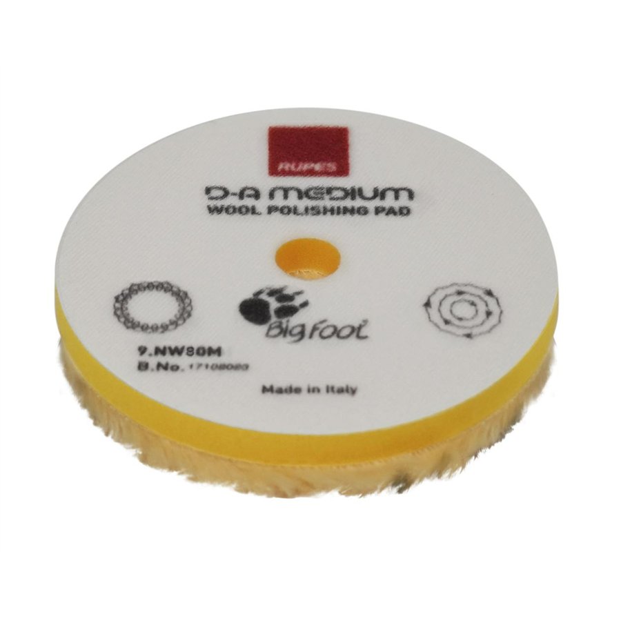 Tampone in lana medium per lucidatrici BigFoot Mini e iBrid Mini