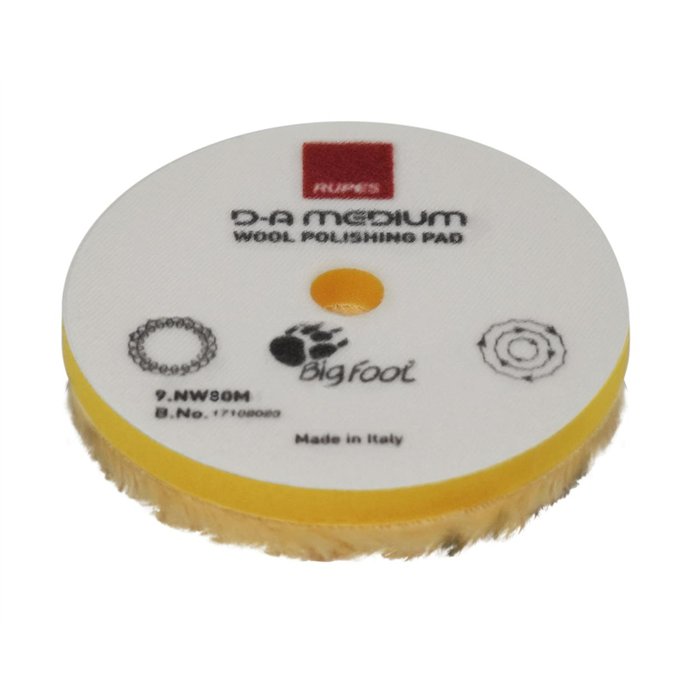 Tampone in lana medium per lucidatrici BigFoot Mini e iBrid Mini