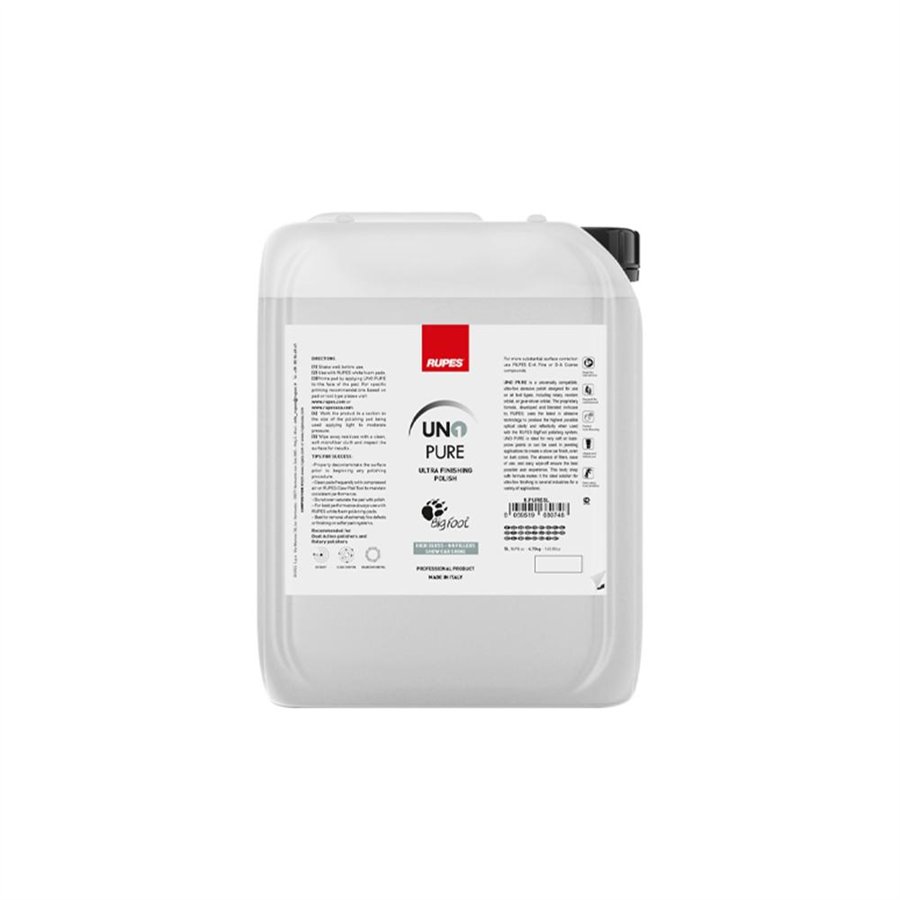 RUPES UNO PURE- GEL ABRASIVO ULTRAFINE 5LVENDUTO SOLO A CARTONE INTERO