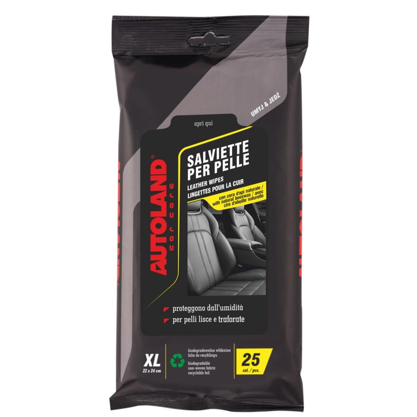 Conf. 6 x 25 salviette per pelle