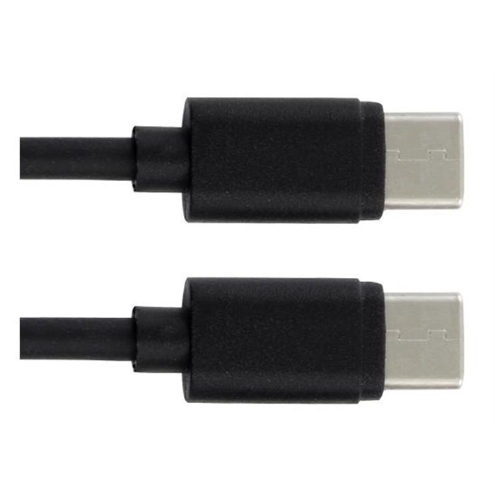 Conf. 5 pz cavo type-C/type-C 2 m nero