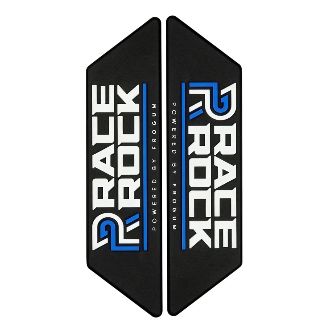 COPPIA EMBLEMI RACE ROCK TPE BLU