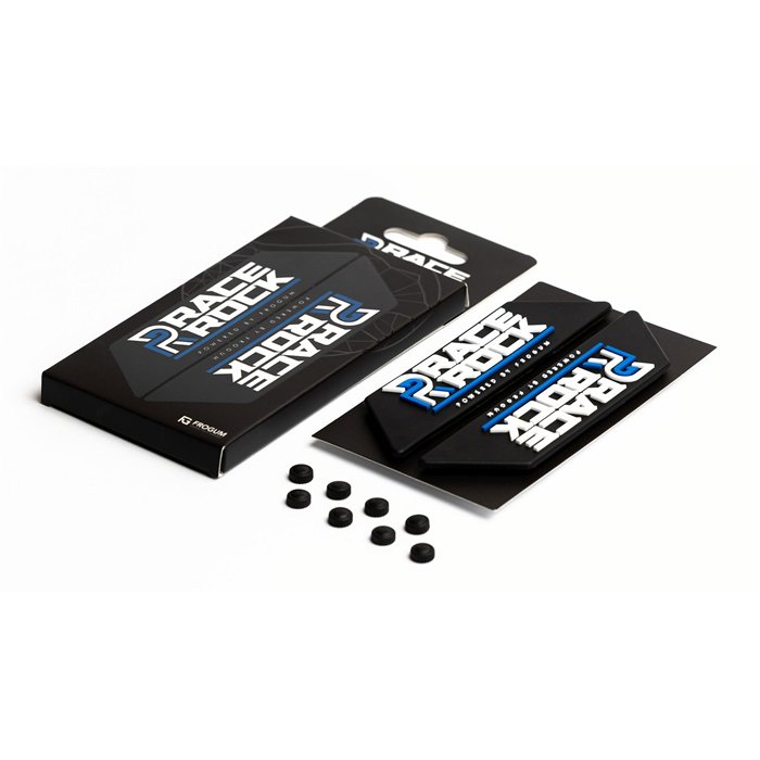 COPPIA EMBLEMI RACE ROCK TPE BLU