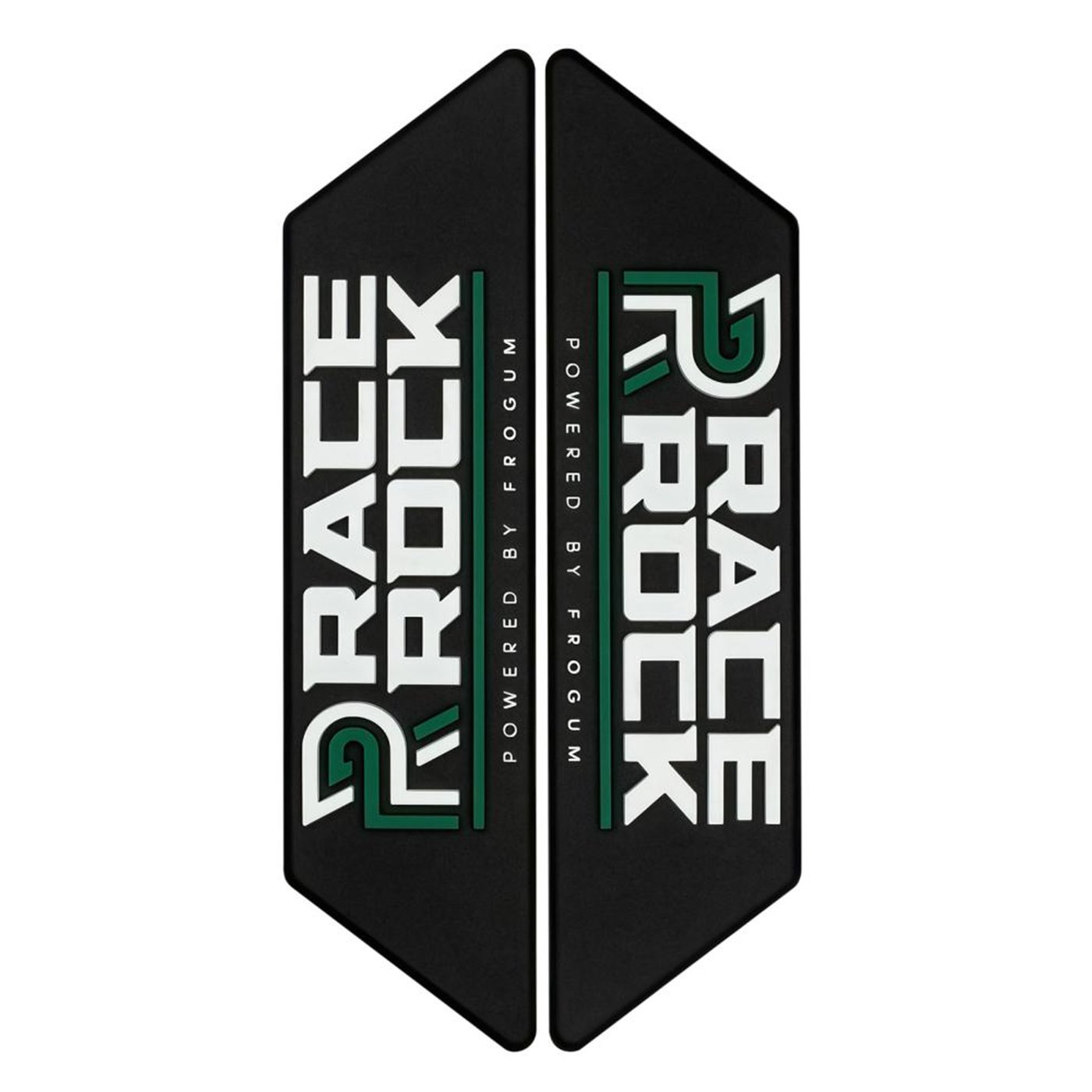 COPPIA EMBLEMI RACE ROCK TPE VERDE