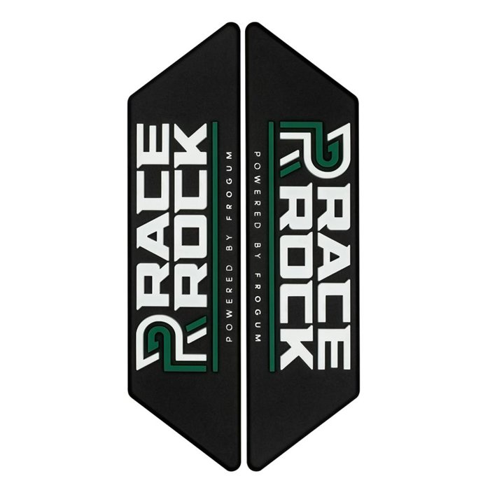 COPPIA EMBLEMI RACE ROCK TPE VERDE