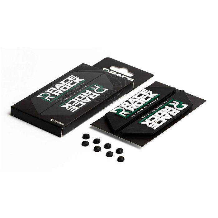 COPPIA EMBLEMI RACE ROCK TPE VERDE