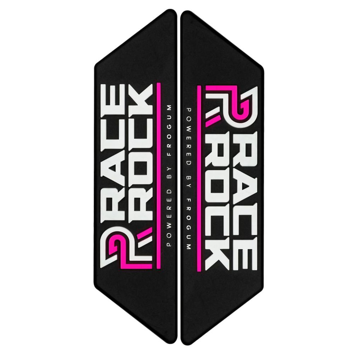 COPPIA EMBLEMI RACE ROCK TPE ROSA