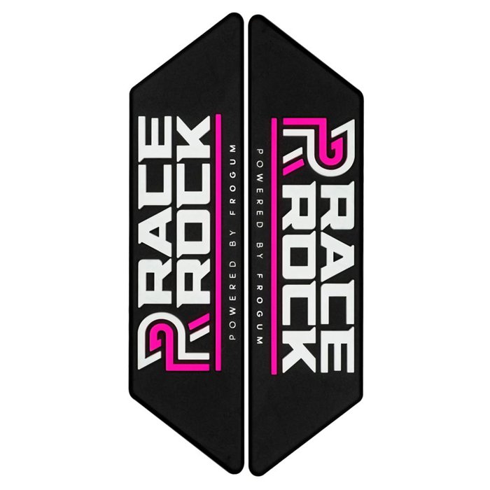 COPPIA EMBLEMI RACE ROCK TPE ROSA