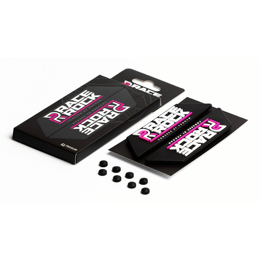 COPPIA EMBLEMI RACE ROCK TPE ROSA
