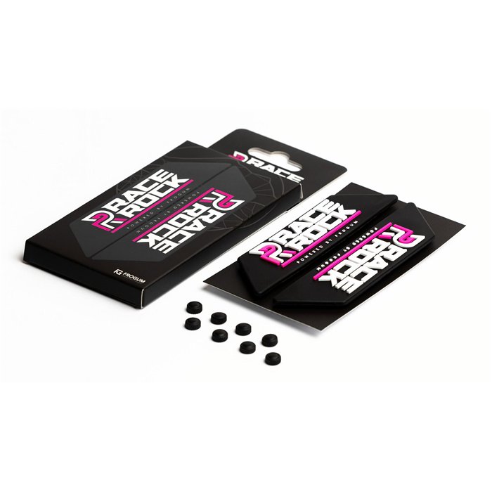 COPPIA EMBLEMI RACE ROCK TPE ROSA