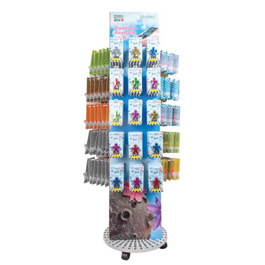 Espositore da terra rotante vuoto per 270 deodoranti Joy