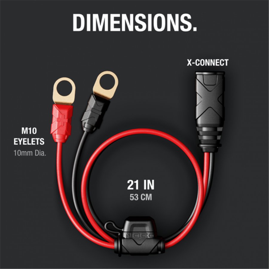 Connettori batteria ad occhiello X-Connect  XL M10