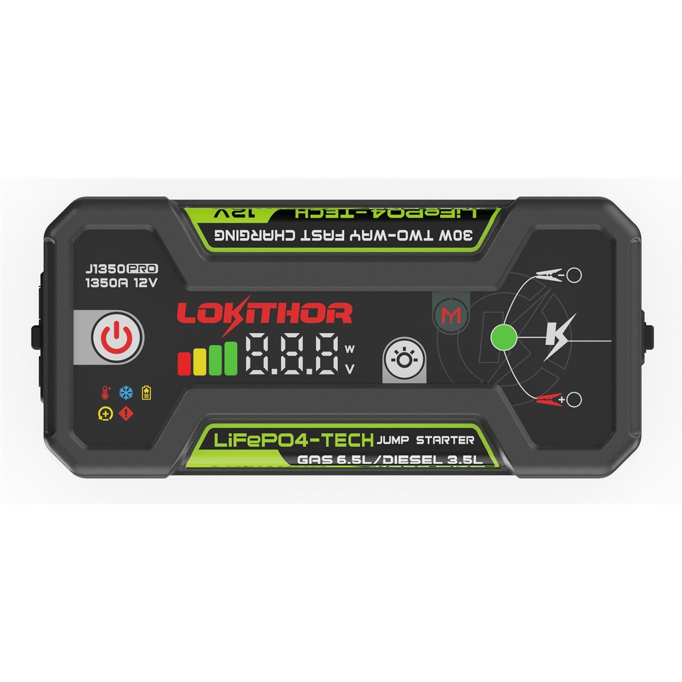 LOKITHOR AVVIATORE LITIO LiFePO4 12V 1350A