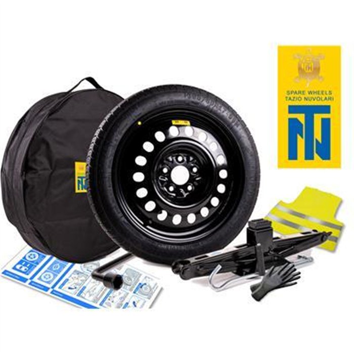 Kit ruotino basic con cerchio in acciaio 165/80R17
