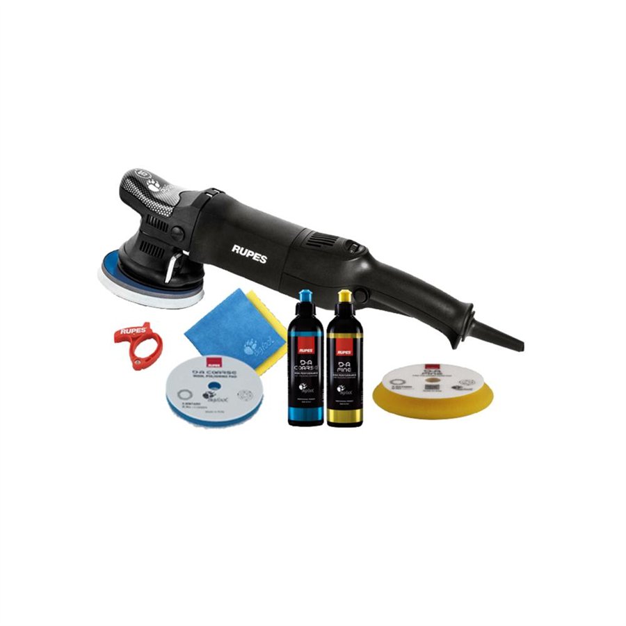 RUPES DA KIT-1 LHR15MARK III-1 TAMPONE SPUGNA-1 TAMPONE LANA-2 COMPOUND-2 PANNI MF-CABLE CLAMP