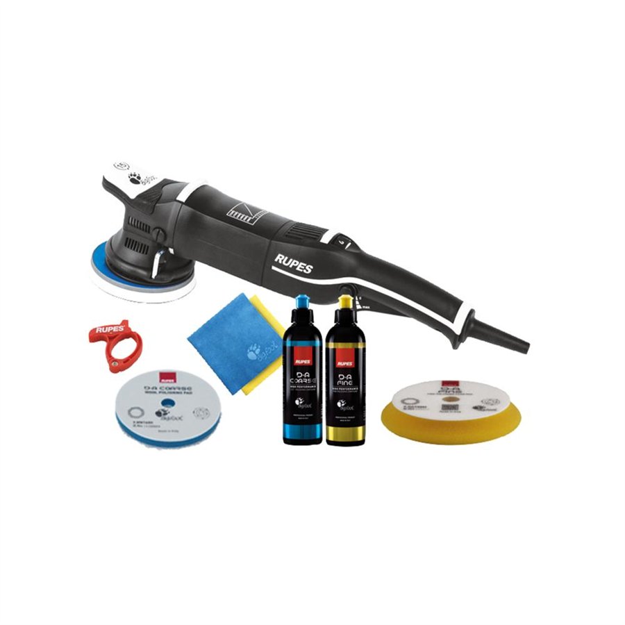 RUPES DA KIT-1 LHR15MARK III-1 TAMPONE SPUGNA-1 TAMPONE LANA-2 COMPOUND-2 PANNI MF-CABLE CLAMP