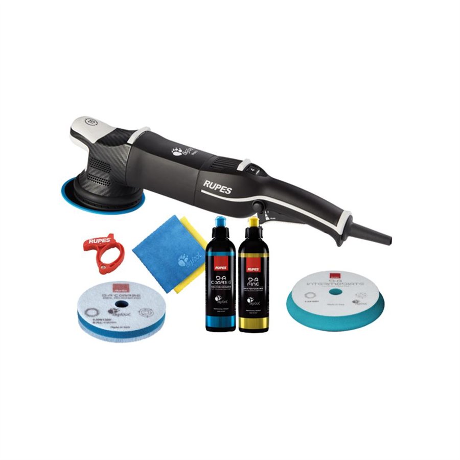 RUPES DA KIT-1 LHR15MARK V-1 TAMPONE SPUGNA-1 TAMPONE LANA-2 COMPOUND-2 PANNI MF-CABLE CLAMP NEW