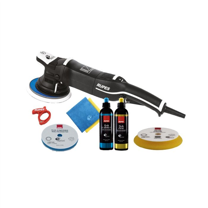 RUPES DA KIT-1 LHR21MARK III-1 TAMPONE SPUGNA-1 TAMPONE LANA-2 COMPOUND-2 PANNI MF-CABLE CLAMP