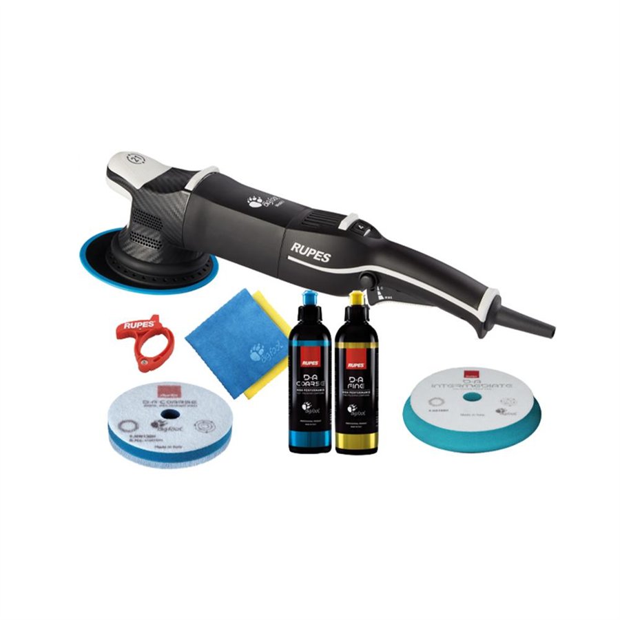 RUPES DA KIT-1 LHR21MARK V-1 TAMPONE SPUGNA-1 TAMPONE LANA-2 COMPOUND-2 PANNI MF-CABLE CLAMP NEW