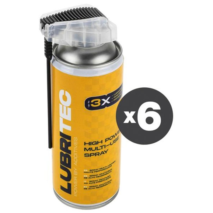 Conf. 6 pz Lubrificante multiuso alta potenza 400 mL