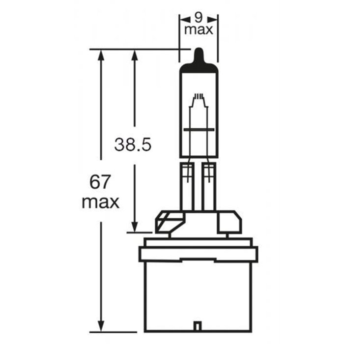 Lampadina 12V 50W