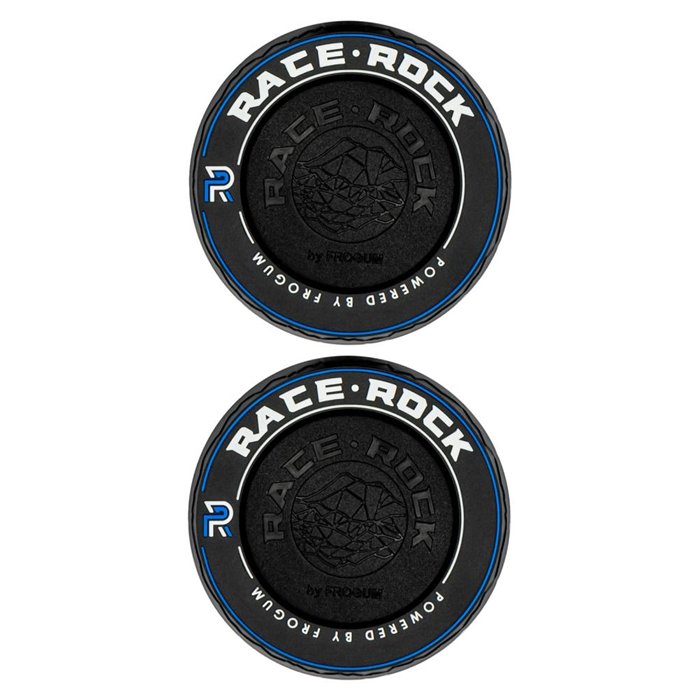 COPPIA ANELLI RACE ROCK VELOUR BLU