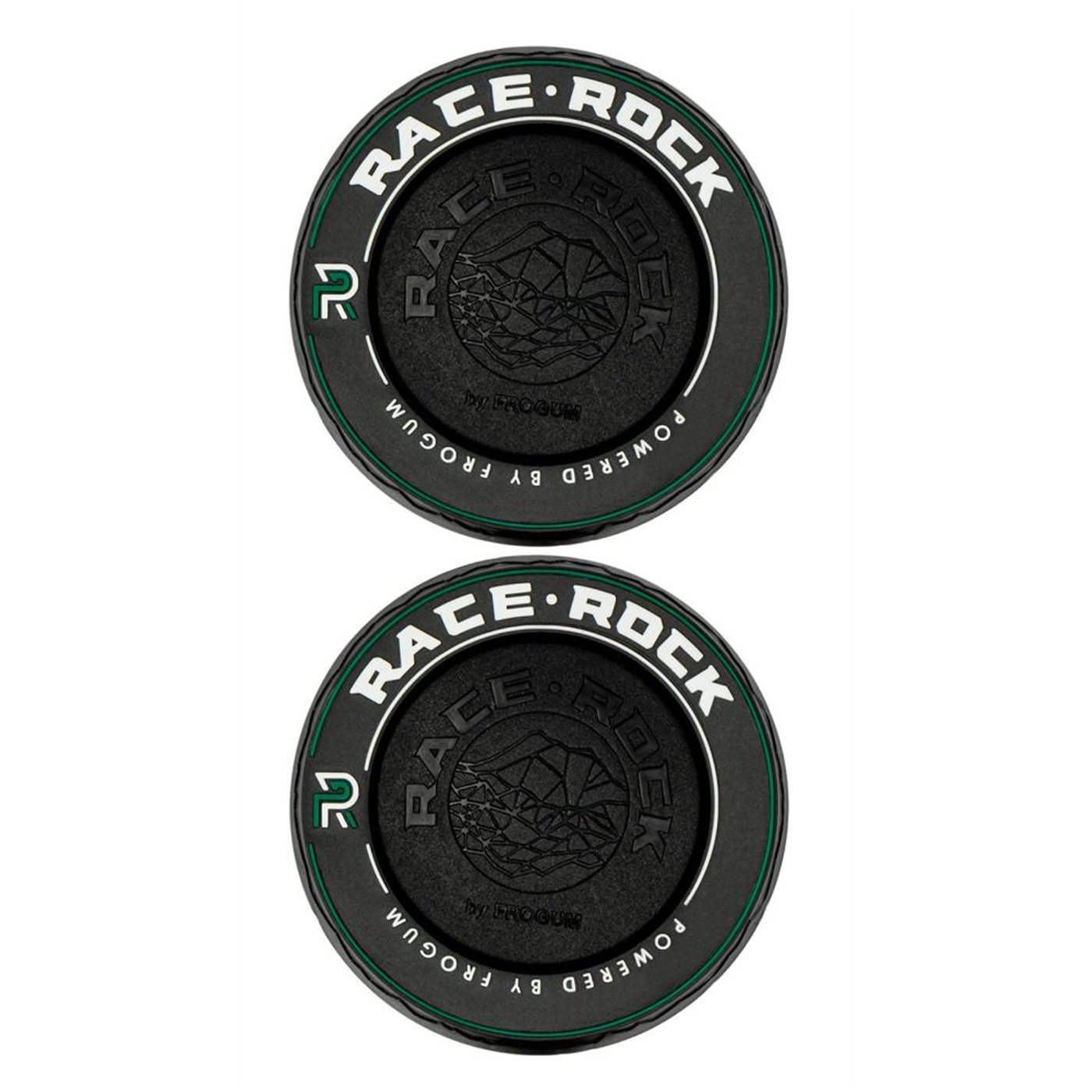 COPPIA ANELLI RACE ROCK VELOUR VERDE