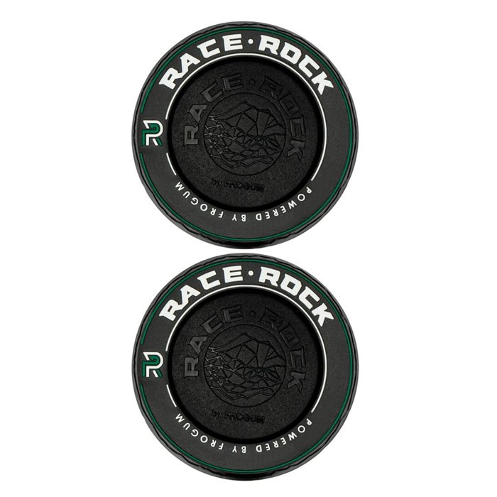 COPPIA ANELLI RACE ROCK VELOUR VERDE